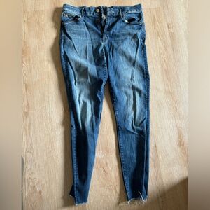 Mother jeans Looker Ankle Fray